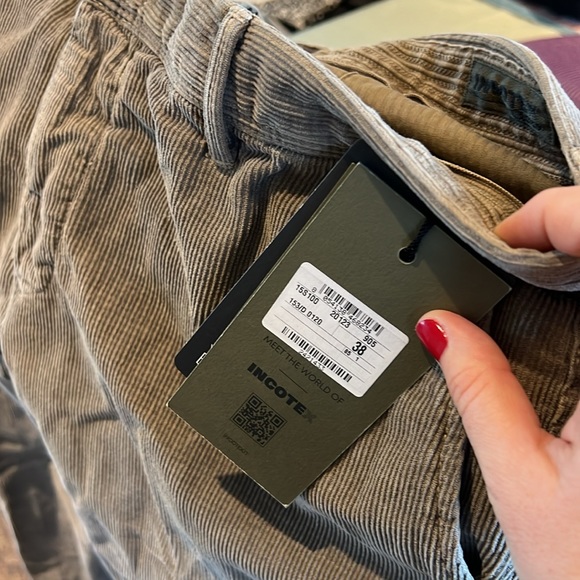 Incotex Lorenzetti size 38 grey corduroy pants - Picture 4 of 6